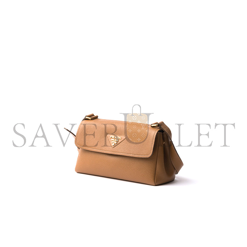 PRADA SMALL LEATHER SHOULDER BAG 1BN022 (26*14*9.5cm)
